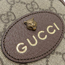 グッチ GUCCI ネオ ヴィンテージ 658556 ベージュ×エボニー GGスプリームキャンバス ショルダーバッグ ヴィンテージ金具