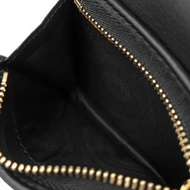 グッチ GUCCI ホースビット 1955 カードケース ウォレット ブラック エキゾチックレザー 二つ折り財布 ゴールド金具 黒 ミニ財布