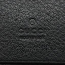 グッチ GUCCI ホースビット 1955 カードケース ウォレット ブラック エキゾチックレザー 二つ折り財布 ゴールド金具 黒 ミニ財布