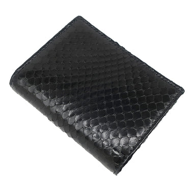 グッチ GUCCI ホースビット 1955 カードケース ウォレット ブラック エキゾチックレザー 二つ折り財布 ゴールド金具 黒 ミニ財布