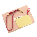 ミュウミュウ MIU MIU マテラッセ 5MC107 ロッソ レザー カードケース ゴールド金具 カードホルダー 名刺入れ ポーチ 赤