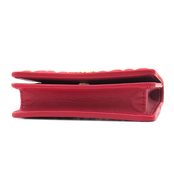 ミュウミュウ MIU MIU マテラッセ 5MC107 ロッソ レザー カードケース