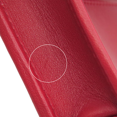 ミュウミュウ MIU MIU マテラッセ 5MC107 ロッソ レザー カードケース ゴールド金具 カードホルダー 名刺入れ ポーチ 赤