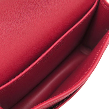 ミュウミュウ MIU MIU マテラッセ 5MC107 ロッソ レザー カードケース ゴールド金具 カードホルダー 名刺入れ ポーチ 赤