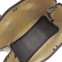 エルメス HERMES ガーデンパーティーTPM ナチュラル×マロン トワルアッシュ レザー 2WAYバッグ シルバー金具 茶 ショルダー 斜め掛け　　　