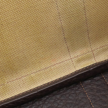 エルメス HERMES ガーデンパーティーTPM ナチュラル×マロン トワルアッシュ レザー 2WAYバッグ シルバー金具 茶 ショルダー 斜め掛け　　　