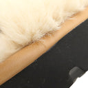 ルイヴィトン LOUIS VUITTON ファー アンクル ブーツ アイボリー×ブラウン ファー レザー #37 ブーツ 白 茶 靴