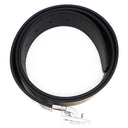 バーバリー BURBERRY TBロゴ リバーシブル 95/38 8069853 アーカイブベージュ ポリエステル ポリウレタン コットン アクリル レザー ベルト シルバー金具 黒 チェック柄