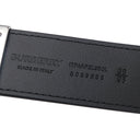 バーバリー BURBERRY TBロゴ リバーシブル 95/38 8069853 アーカイブベージュ ポリエステル ポリウレタン コットン アクリル レザー ベルト シルバー金具 黒 チェック柄