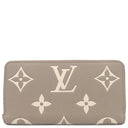 ルイヴィトン LOUIS VUITTON ジッピー ウォレット M69794 トゥルトレール×クレーム バイカラーモノグラムアンプラント 長財布 ゴールド金具 ラウンドファスナー ジャイアントモノグラム