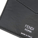 フェンディ FENDI ズッカ カードホルダー 7AR911 ブラウン レザー カードケース 茶 カード入れ パスケース