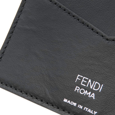 フェンディ FENDI ズッカ カードホルダー 7AR911 ブラウン レザー カードケース 茶 カード入れ パスケース