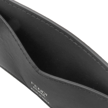 フェンディ FENDI ズッカ カードホルダー 7AR911 ブラウン レザー カードケース 茶 カード入れ パスケース