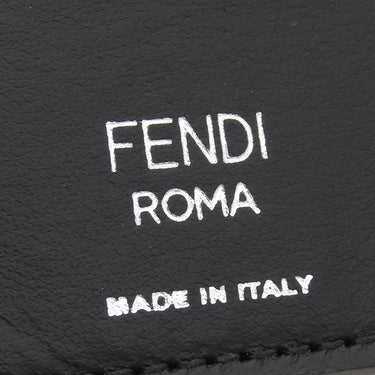 フェンディ FENDI ズッカ カードホルダー 7AR911 ブラウン レザー カードケース 茶 カード入れ パスケース