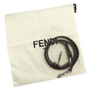 フェンディ FENDI トースト型 バッグ 7AS311ASLCF1QC1 ホワイト レザー シアリング ショルダーバッグ シルバー金具 白 茶 ファーバッグ