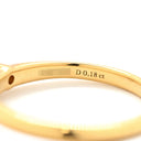 ティファニー Tiffany & Co ハーモニー ダイヤリング プラチナシルバー K18YG Pt950 ダイヤモンド リング 指輪 T＆Co. 一粒 1P K18YG×Pt950 コンビ 8号