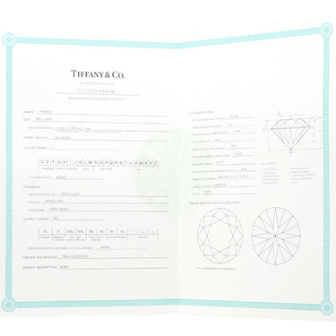 ティファニー Tiffany & Co ソリティア ダイヤリング プラチナシルバー Pt950 ダイヤモンド リング 指輪 T＆Co. 一粒 1P 6.5号
