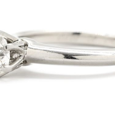 ティファニー Tiffany & Co ソリティア ダイヤリング プラチナシルバー Pt950 ダイヤモンド リング 指輪 T＆Co. 一粒 1P 6.5号