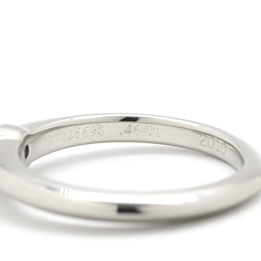 ティファニー Tiffany & Co ソリティア ダイヤリング プラチナシルバー Pt950 ダイヤモンド リング 指輪 T＆Co. 一粒 1P 6.5号