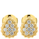 ブシュロン BOUCHERON セルパン ボエム スタッズ ピアス エクストラスモール JCO00942 イエローゴールド K18YG ダイヤモンド ピアス 750YG K18 16石ダイヤ