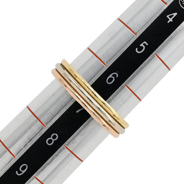 カルティエ Cartier ルイ カルティエ ヴァンドーム ホワイトゴールドXイエローゴールドXピンクゴールド K18WG K18YG K18PG #47(JP7) リング 指輪 スリーカラー イニシャル入り 7号