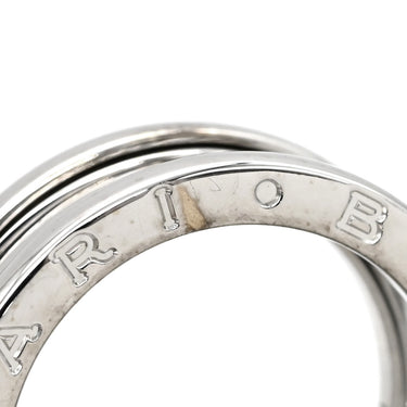 ブルガリ BVLGARI ビーゼロワン B-zero1 3バンドリング ホワイトゴールド K18WG #53(JP13) リング 指輪 Au750 18K 18金 12.5号