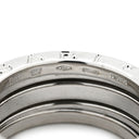 ブルガリ BVLGARI ビーゼロワン B-zero1 3バンドリング ホワイトゴールド K18WG #53(JP13) リング 指輪 Au750 18K 18金 12.5号