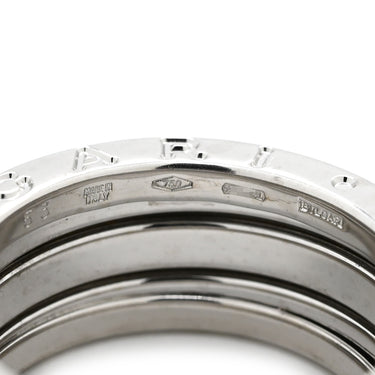 ブルガリ BVLGARI ビーゼロワン B-zero1 3バンドリング ホワイトゴールド K18WG #53(JP13) リング 指輪 Au750 18K 18金 12.5号