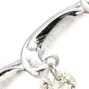 ノンブランド NON BRAND ダイヤペンダント ホワイトゴールド K18WG ダイヤモンド ネックレス 3P 3粒 スリーストーンネックレス 18K WG Au750