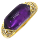 ブルガリ BVLGARI チェルティカ アメジスト ダイヤ イエローゴールド K18YG ダイヤモンド アメジスト リング 指輪 18K YG 750 18金 12号