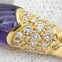 ブルガリ BVLGARI チェルティカ アメジスト ダイヤ イエローゴールド K18YG ダイヤモンド アメジスト リング 指輪 18K YG 750 18金 12号