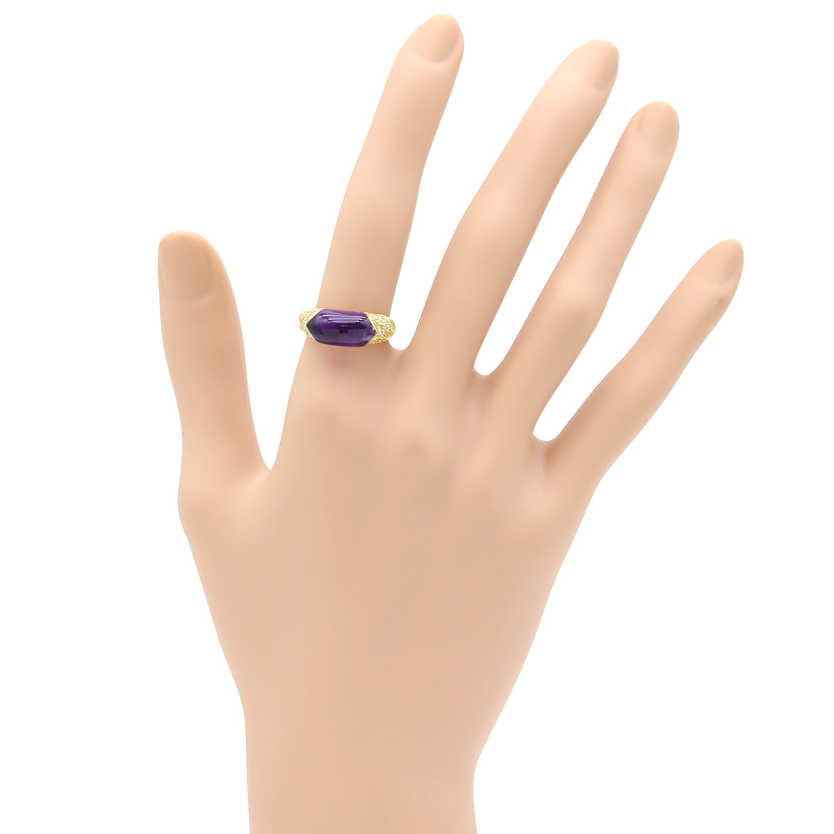 ブルガリ BVLGARI チェルティカ アメジスト ダイヤ イエローゴールド