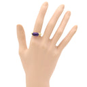 ブルガリ BVLGARI チェルティカ アメジスト ダイヤ イエローゴールド K18YG ダイヤモンド アメジスト リング 指輪 18K YG 750 18金 12号