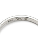 ノンブランド NON BRAND ダイヤ 立爪リング プラチナシルバー Pt950 ダイヤモンド リング 指輪 1石 1粒 9号