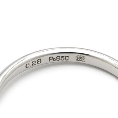 ノンブランド NON BRAND ダイヤ 立爪リング プラチナシルバー Pt950 ダイヤモンド リング 指輪 1石 1粒 9号