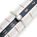 ノンブランド NON BRAND ダイヤ 立爪リング プラチナシルバー Pt950 ダイヤモンド リング 指輪 1石 1粒 9号