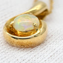 ノンブランド NON BRAND オパール ペンダント イエローゴールド K18YG オパール ネックレス Au750 18K 18金