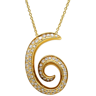 フランクミュラー FRANCK MULLER タリスマン ナンバー6 イエローゴールド K18YG ダイヤモンド ネックレス 18K 750