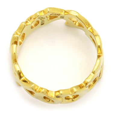 ティファニー Tiffany & Co パロマピカソ ラブ&キス イエローゴールド K18YG リング 指輪 T＆Co. 750 750YG 10.5号