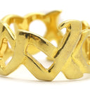 ティファニー Tiffany & Co パロマピカソ ラブ&キス イエローゴールド K18YG リング 指輪 T＆Co. 750 750YG 10.5号