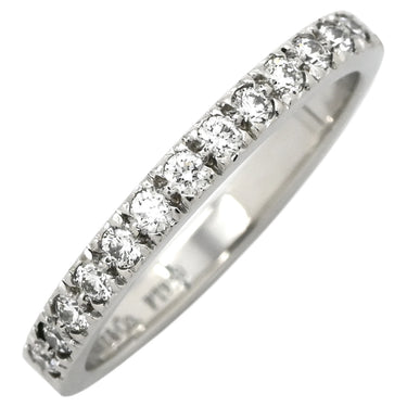ティファニー Tiffany & Co ハーフ エタニティ ダイヤ プラチナシルバー Pt950 ダイヤモンド リング 指輪 プラチナ 6号