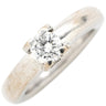 カルティエ Cartier Cドゥ ソリテール ホワイトゴールド K18WG ダイヤモンド #51(JP11) リング 指輪 1粒 1石 10.5号
