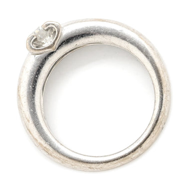 カルティエ Cartier Cドゥ ソリテール ホワイトゴールド K18WG ダイヤモンド #51(JP11) リング 指輪 1粒 1石 10.5号