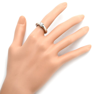 カルティエ Cartier Cドゥ ソリテール ホワイトゴールド K18WG ダイヤモンド #51(JP11) リング 指輪 1粒 1石 10.5号