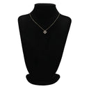 ヴァンクリーフアーペル Van Cleef & Arpels ヴィンテージ アルハンブラ ペンダント VCARP9T000 グレーXピンクゴールド K18PG ダイヤモンド シルバーオブシディアン ネックレス 2023年ホリデー限定 黒曜石 1Pダイヤ