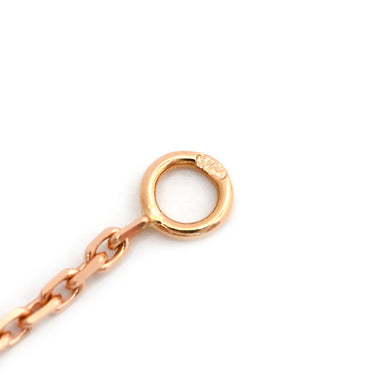 ヴァンクリーフアーペル Van Cleef & Arpels ヴィンテージ アルハンブラ ペンダント VCARP9T000 グレーXピンクゴールド K18PG ダイヤモンド シルバーオブシディアン ネックレス 2023年ホリデー限定 黒曜石 1Pダイヤ