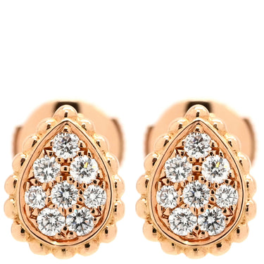 ブシュロン BOUCHERON セルパン ボエム スタッズ ピアス エクストラスモール JCO01362 ピンクゴールド K18PG ダイヤモンド ピアス 750 PG 18金 16石 ダイヤ