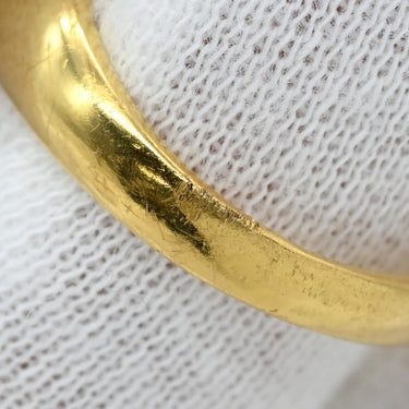 ノンブランド NON BRAND ルビー ダイヤリング イエローゴールド×レッド K18YG ダイヤモンド ルビー リング 指輪 Au750 18K 18金 12号