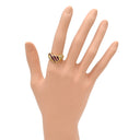 ノンブランド NON BRAND ルビー ダイヤリング イエローゴールド×レッド K18YG ダイヤモンド ルビー リング 指輪 Au750 18K 18金 12号