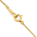 ノンブランド NON BRAND 1Pダイヤ ペンダント イエローゴールド K18YG ダイヤモンド Pt900（プレート部分） ネックレス Au750 18K YG×Pt900